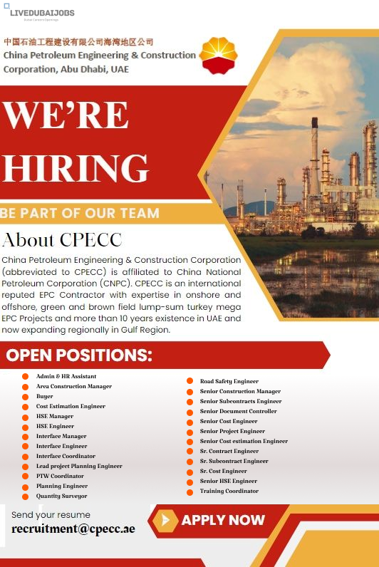 China Petroleum Corporation Careers (CPECC) Post 2