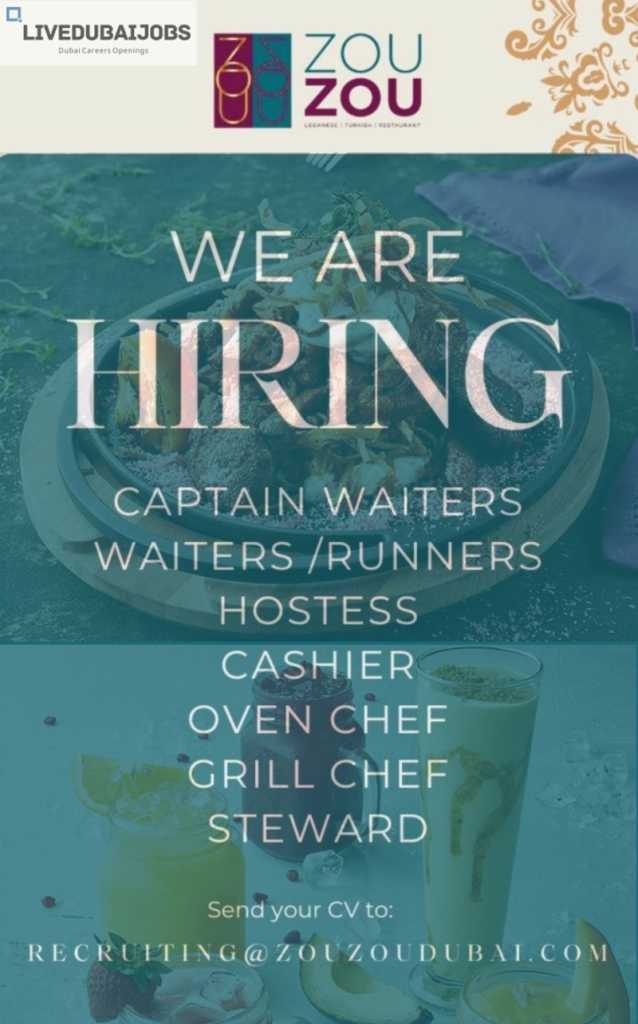 ZouZou Restaurant and Cafe Careers Post