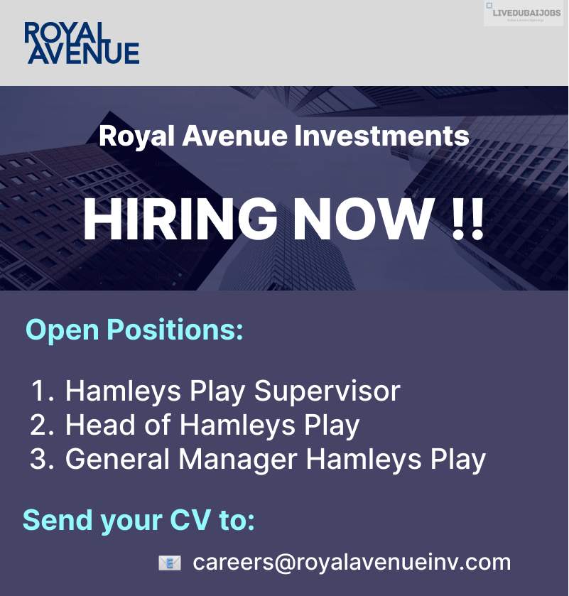 Royal Avenue Investments Careers Post