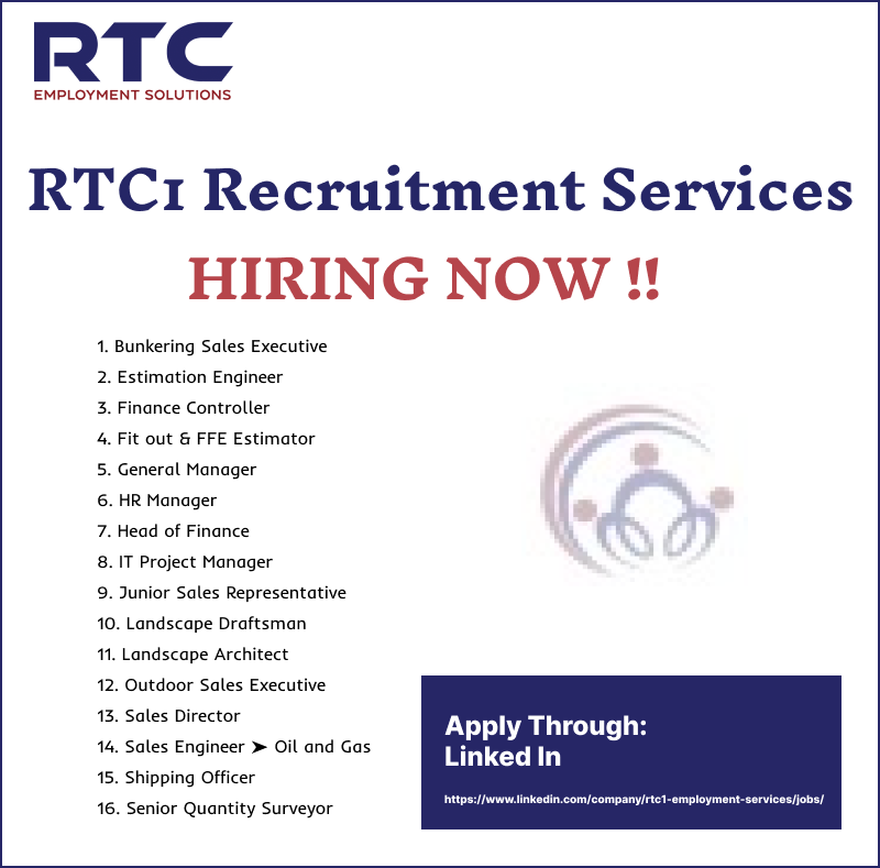 RTC1 Recruitment Services Careers Post