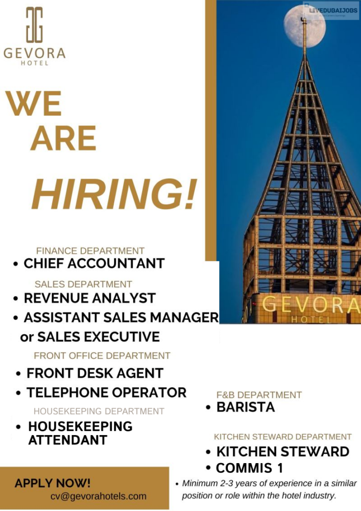 GEVORA Hotel Careers Post