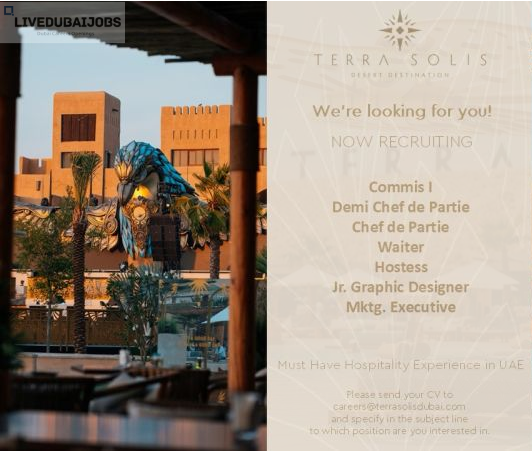 Terra Solis Dubai Careers  Post