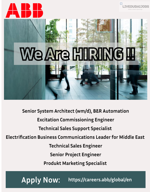 ABB UAE Careers Post