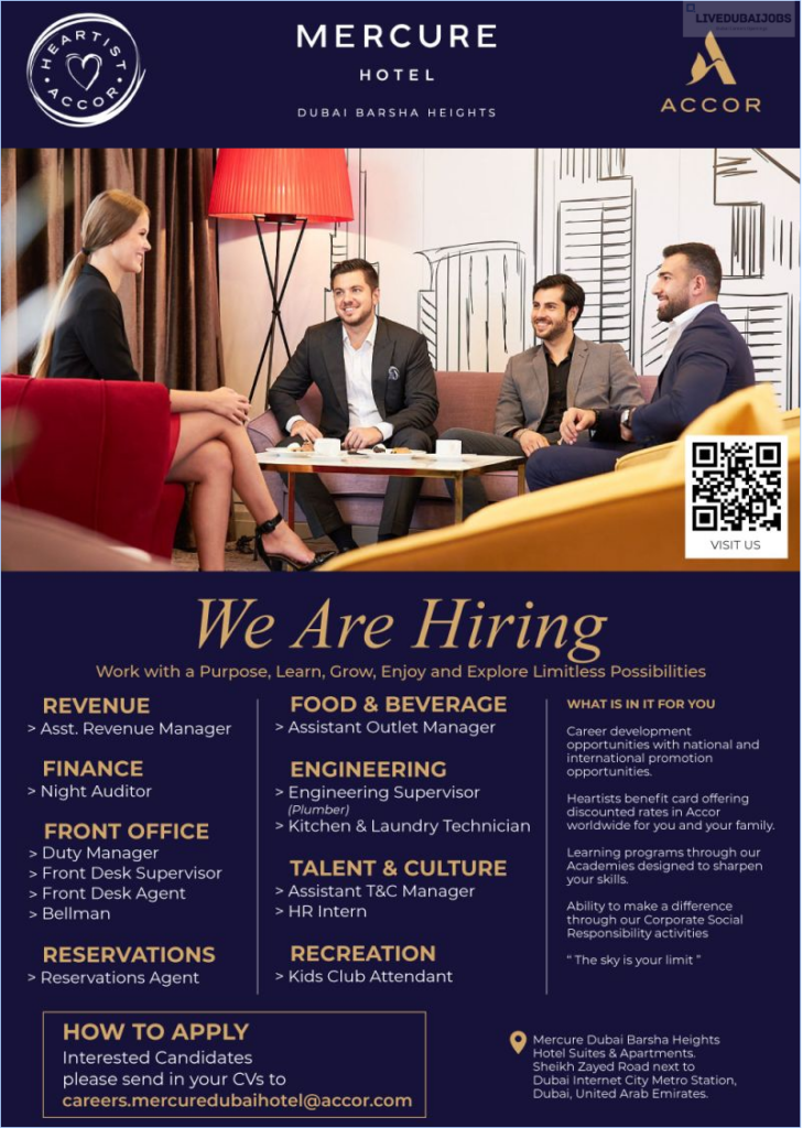 Mercure Dubai Hotel Careers Post