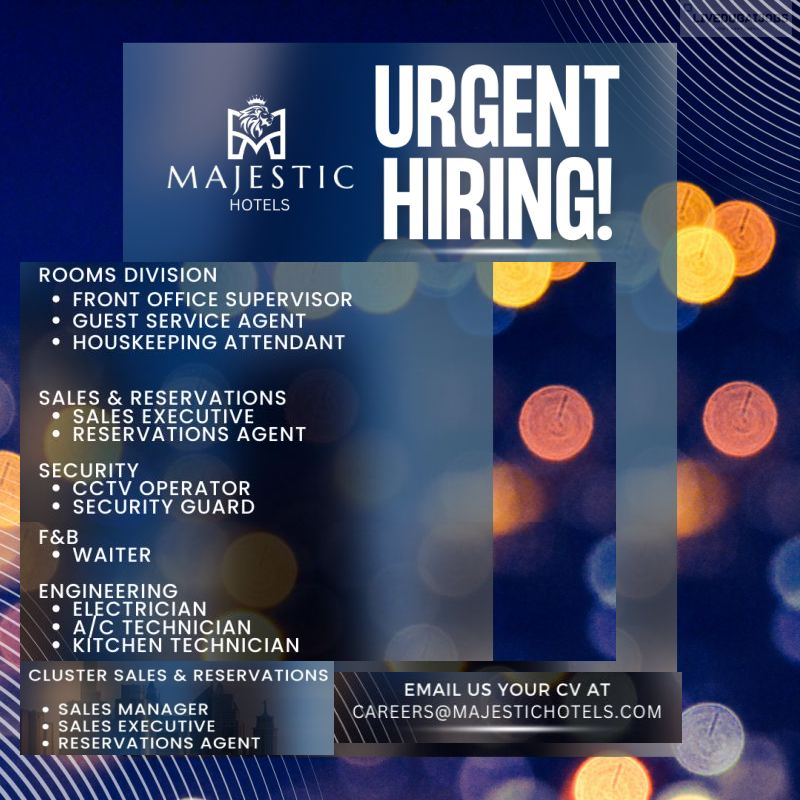 Majestic Hotel Tower Careers Post