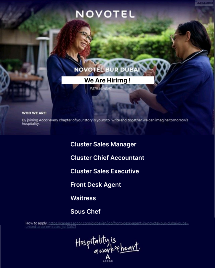 Novotel Bur Dubai Career Post