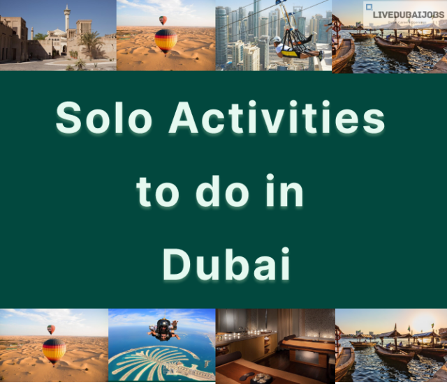 Solo Activities in Dubai